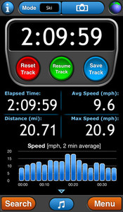 MotionX GPS Screenshot