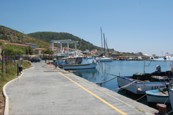 Promenade am Hafen von Acciaroli