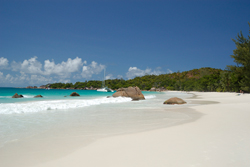 Strand Anse Lazio Praslin Seychellen