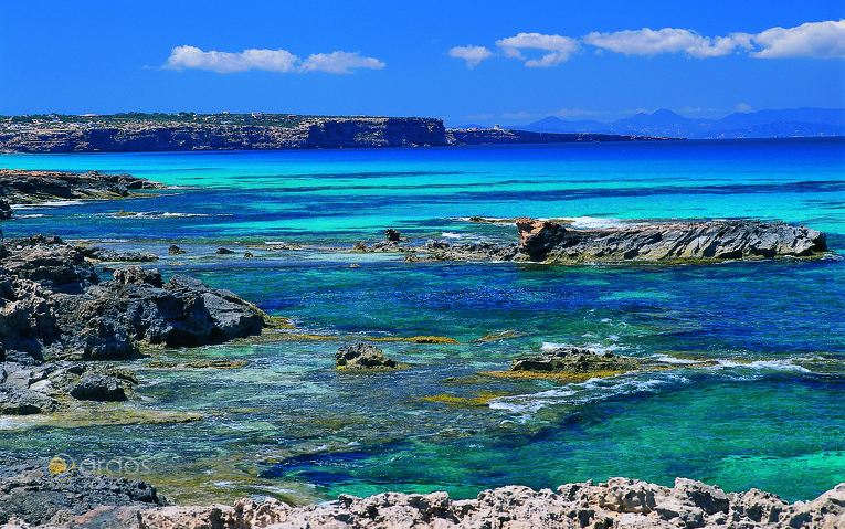Küste von San Ferrán de Ses Roques - Formentera
