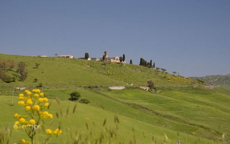 Blick auf Borgo Giuliano in der Region San Teodoro