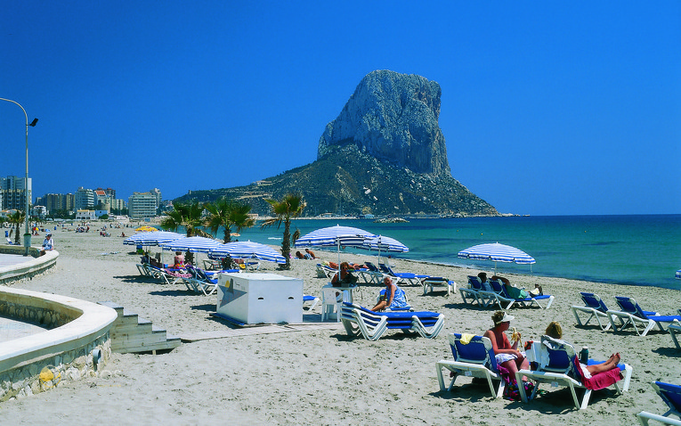 Strand Arenal in Calpe