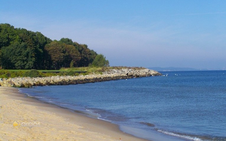 Strand auf der Halbinsel Westerplatte