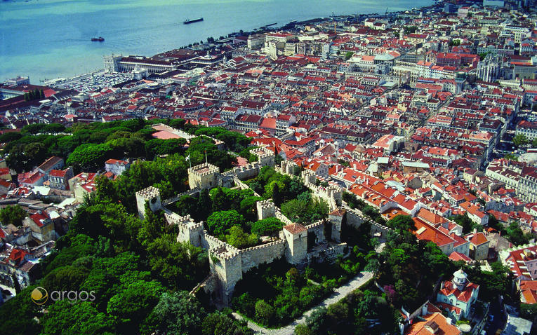 Luftaufnahme von Lissabon