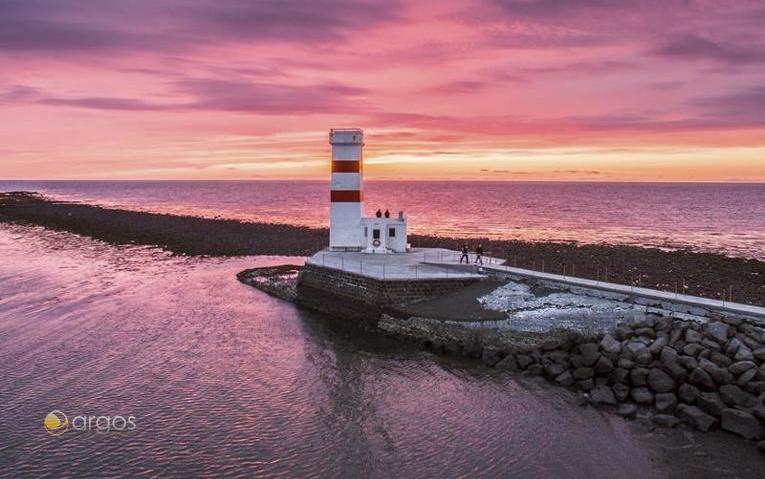 Leuchtturm Reskjanes Halbinsel - Island