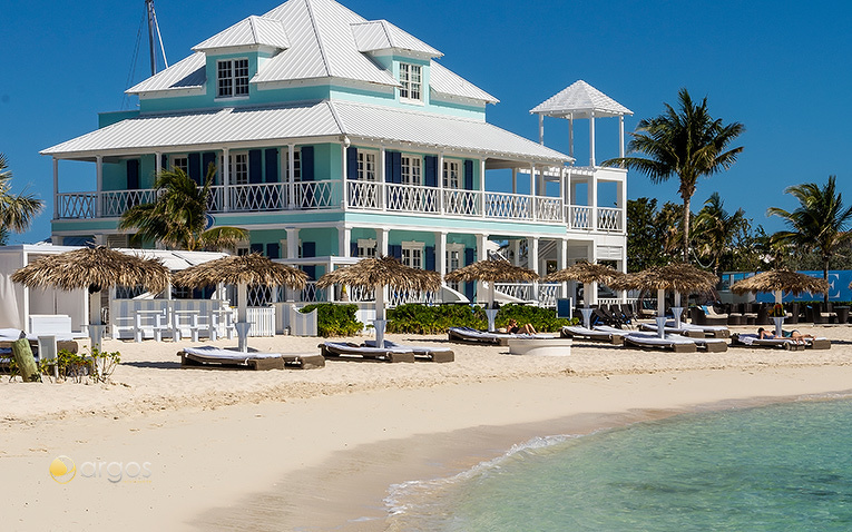 Strandhotel auf den Bahamas