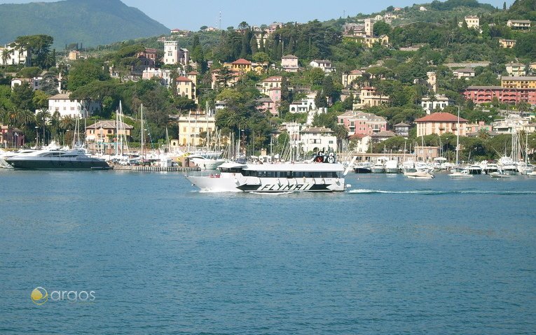 Wasserfront von Rapello - Ligurien
